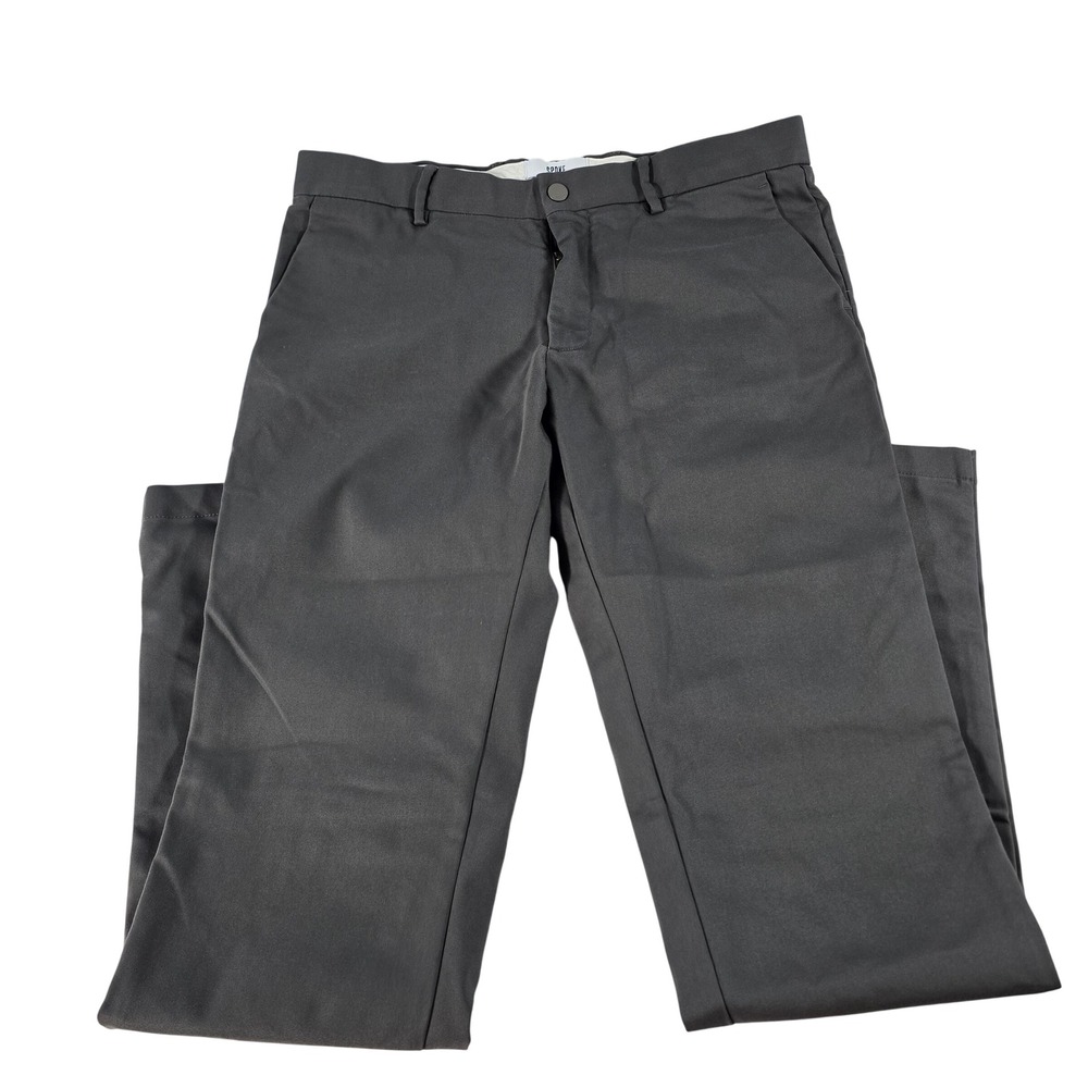 Spoke London Enduro Sharps Mens Charcoal Grey Slim Chino Pant 34 Build A PAN0322
